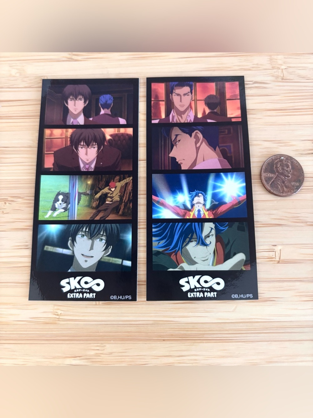 Rare sk8 the infinity sticker bookmark set